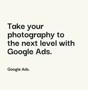 google photography ads